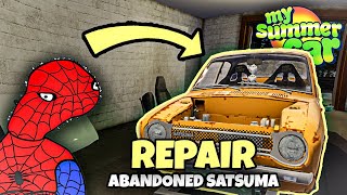 STARTING REPAIR THE ABANDONED SATSUMA  My Summer Car [upl. by Onilatac]