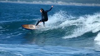 WOODEN SURFBOARDS Surf meets woodwork [upl. by Kcinemod]