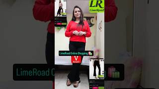 LimeRoad Online Shopping 🛍 LimeRoadOfficial youtubeshorts review shorts fashion hull [upl. by Grubb905]