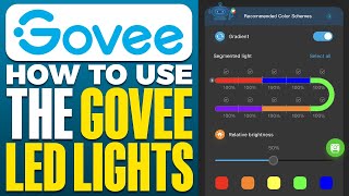 How To Use The Govee LED Lights App 2024 [upl. by Einneg]