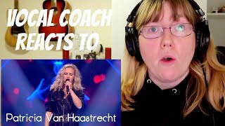 Vocal Coach Reacts to Patricia van Haastrecht Bleeding Love TVOH The Knockouts [upl. by Melar]