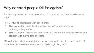 Egoism and Moral Skepticism [upl. by Ecirrehs]