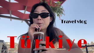 Turkey travel vlog l yummy Istanbul beach day in Antalya hot air ballon in Cappadocia Türkiye💖 [upl. by Lawton]