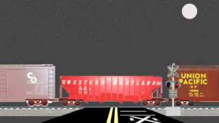 Railroad Crossing  Night [upl. by Princess]