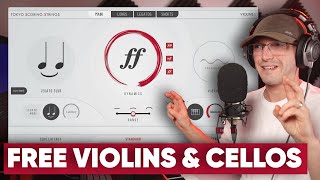 JUST RELEASED FREE Violins amp Cello Legato  Tokyo Scoring Strings FREE  FREE Sample of the Week [upl. by Hakon]