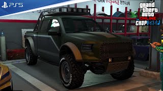 GTA V ONLINE Robo a Mc Tony  Vapid Caracara 4x4  Chop Shop PS5 [upl. by Tray596]