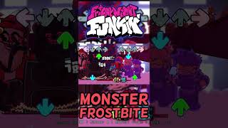 FNF BF VS Monster Frostbite fnf fnfmod short shorts viral viralvideo lite tiktok song [upl. by Emawk]