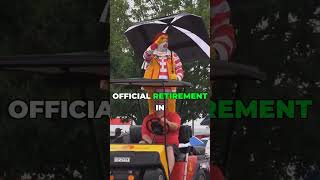 Ronald McDonalds 2016 Retirement Explained shorts shortsvideo [upl. by Fanchie]