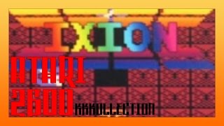 Ixion 1984 Sega Prototype Atari 2600 Gameplay [upl. by Middlesworth]