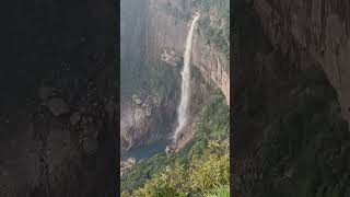 NohKaLikai Falls Waterfall in Meghalaya meghalayatheabodeofclouds nature travel [upl. by Trella69]