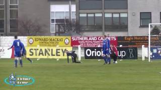 Golspie Sutherland v Invergordon 28th Jan 2017 [upl. by Minni]