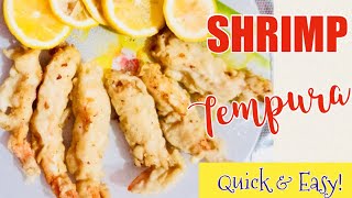 QUICK amp EASY SHRIMP TEMPURA HOW TO MAKE SHRIMP TEMPURA  SHRIMP TEMPURA LUTONG BAHAY [upl. by Anbul964]