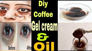 Diy Coffee eye gel amp Coffee oilBeauty by munia lokman [upl. by Koeninger]