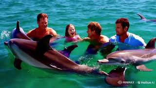 Dolphins save family from Shark attack [upl. by Airbmac]