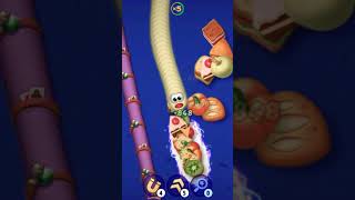 WormsZoneio 001 Slither Snake Top 01Best World Record Snake Epic cacin [upl. by Schlessinger]