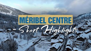 Méribel Centre Aerial Views  Short Highlights 4K [upl. by Jump]