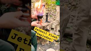 Jetboil Stove CATCHES ON FIRE in Seconds [upl. by Hannahsohs484]