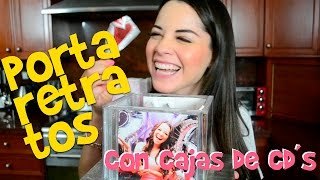 Portaretratos con Cajas de cd  Arely Tellez [upl. by Lonyer]