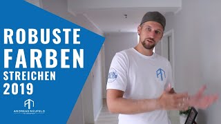 Robuste Farben  Treppenhaus streichen  Tipps vom Wandprofi 2019 [upl. by Septima]