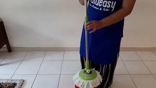 Cara menggunakan spin mop [upl. by Edlin]