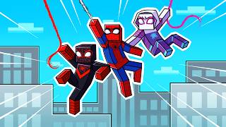 I Survived 100 DAYS as SPIDEY AND HIS AMAZING FRIENDS in HARDCORE Minecraft [upl. by Caryn701]