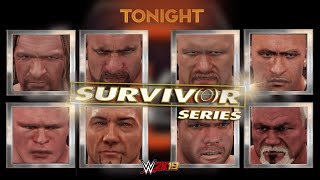 W2K  Survivor Series  Team Goldberg vs Team Austin [upl. by Iuqcaj481]