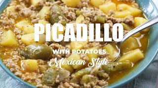 How To Make MEXICAN PICADILLO CON PAPAS Easy Recipe [upl. by Shadow]