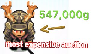 FIRST EVER GRAAL AUCTIONS  SAMURAI HAT amp ACCESSORY [upl. by Anwahsal]