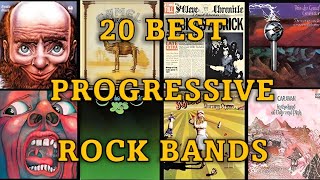 Top 20 Best Progressive Rock Bands [upl. by Dilks]