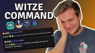 Der WITZIGSTE Stream Command  über 400 Witze im Chat triggern  Command Tutorial [upl. by Acinnod]