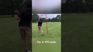 Playing the par 4 8th at Swan Lake Manorville Long Island NY golf par4 golfswing [upl. by Trinette560]