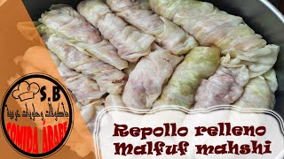 Receta muy sabrosa de repollo relleno malfuf mahshi con el sabor original [upl. by Luca566]