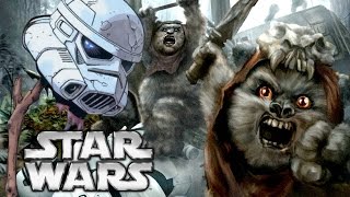 Did Ewoks Eat the Stormtroopers  Star Wars Explained [upl. by Eceinert]