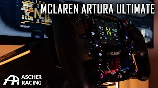 Ascher Racing McLaren Artura Ultimate Steering Wheel  ACC Review link in the desctiption [upl. by Llennehc]