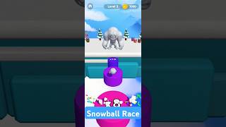 Snowball Race 3d Level 2 gamingshorts shorts ytshorts [upl. by Sylvanus]