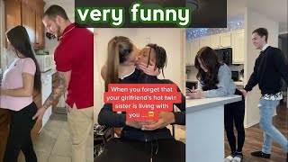 slapping girlfriend twin butt Ultimate Prank new funny video 2021 [upl. by Ahsram]