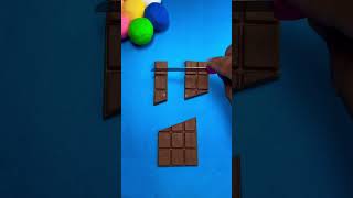 Chocolate with an Extra Slice 126 chocolateasmr shorts satisfying [upl. by Trever]