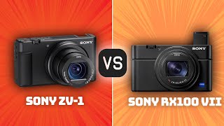 Sony ZV1 vs Sony RX100 VII Which Camera Is Better With Ratings amp Sample Footage [upl. by Annorah]