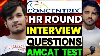 Concentrix HR Interview Round Questions amp Assessments Process  AMCATVERSANT TEST Customer Service [upl. by Carie]