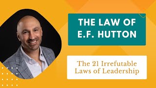 The Law of EF Hutton [upl. by Masao31]