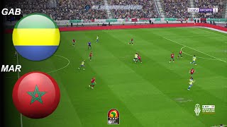 Gabon vs Morocco  Round 5 of the African Nations Cup 2025 [upl. by Hausner]