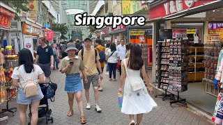 Singapore Walking Tour 4k  Chinatown Virtual Tour [upl. by Labannah991]