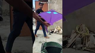 New Manjha  kite fighting shot  kite short kiteflying virelreels  kite collection [upl. by Uoliram213]