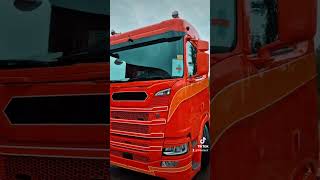 Trucks paint work scania sweden truck spraypaint lackering standox refinish [upl. by Katrina]