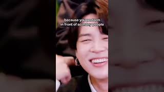 Jimin is nervous  Bts in unesco Jimin says YESS [upl. by Harley]