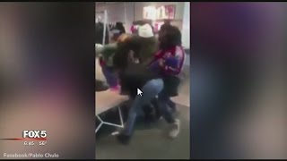 WATCH Huge fight breaks out at Lenox Square Mall [upl. by Philbert]