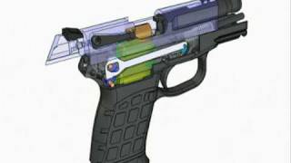 Animation of Kel Tec PF 9 Pistol Function [upl. by Farl457]