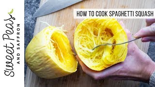 How to Cook Spaghetti Squash the EASY way [upl. by Ainafets223]