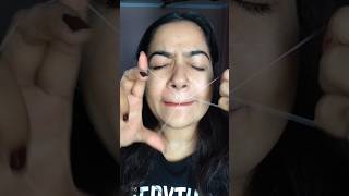 Upper Lip hair removalHow to remove Facial hair at home skincare shorts facialhair [upl. by Gibbon]