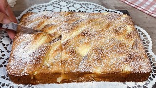 Apfelkuchen in 20 Minuten fertig Einfaches schnelles und sehr leckeres RezeptCookrate Deutschland [upl. by Vitalis]